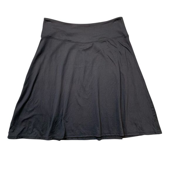 Patagonia Skirt Womens XS Extra Small Black Stretch Unlined Pull On Skater Swing - Picture 1 of 13